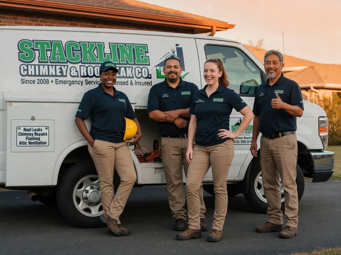 Chimney flashing repair company in Cookson, OK